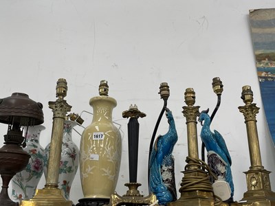 Lot 1617 - Two pairs and another Chinese porcelain table...