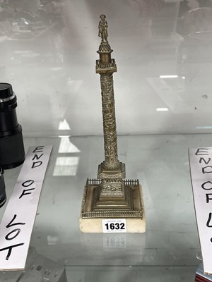 Lot 1632 - A bronze model of Napoleon's Place de Vendome...