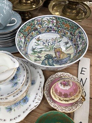 Lot 1639 - Portmeirion, Doulton and Adderley tea wares, a...
