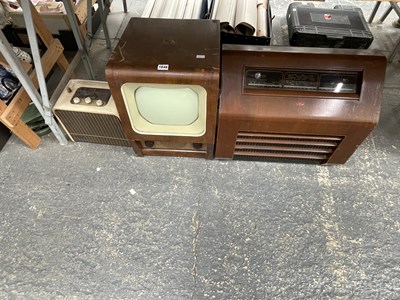 Lot 1648 - A vintage wooden cased Kolster-Brandes radio...