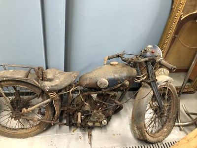 Lot 1333 - Motorcycle.- New Imperial model 23? 150 cc...