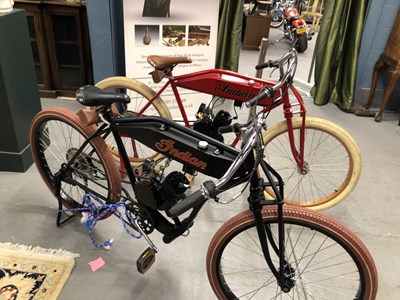 Lot 1334 - Motorcycle- A Pair of modern, 1930's Board...