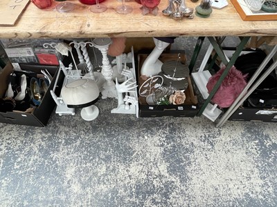 Lot 1703 - Lady's hats, shoes, handbags together with...