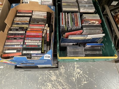 Lot 1730 - A collection of cassettes and CDs