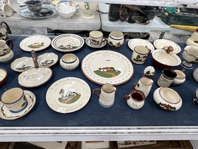 Lot 1744 - A collection of Torquay slip decorated wares...