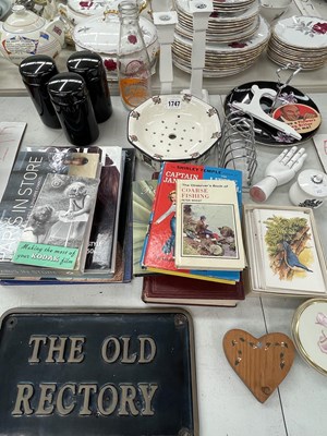 Lot 1747 - Parisian fashion and other books, a sponge...