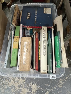 Lot 1753 - Motorbike and other books