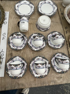 Lot 1770 - Shelley house martin decorated tea wares