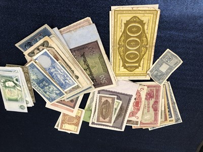 Lot 1097 - A collection of high denomination world bank...