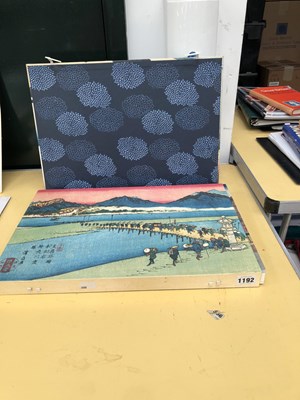 Lot 1192 - Hiroshige & Eisen. The sixty-nine stations...