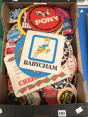 Lot 1201 - A large collection of beer mats to include...