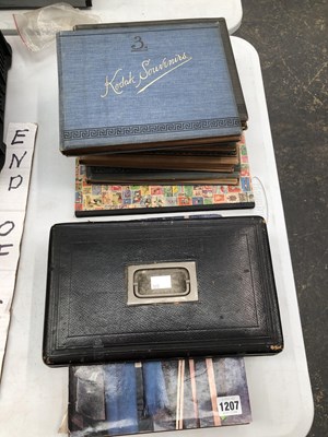 Lot 1207 - Five Kodak souvenir books with photographs, a...