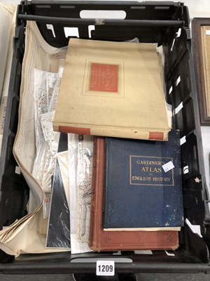 Lot 1209 - Ephemera. A large collection of vintage and...