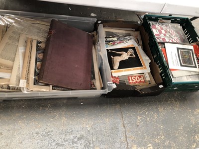 Lot 1210 - Ephemera. Vintage and later newspapers of...