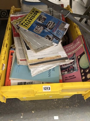 Lot 1213 - Ephemera. practical television books, The...