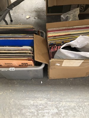 Lot 1214 - Lp records and 78's