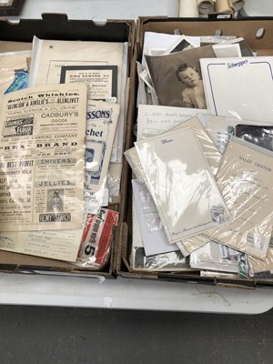 Lot 1219 - Ephemera. Vintage photographs, Victorian...