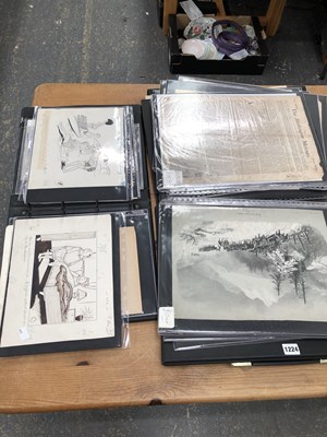 Lot 1224 - A good collective lot of vintage prints and...