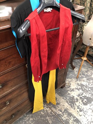Lot 1241 - Chloe. Vintage black dress with yellow and...