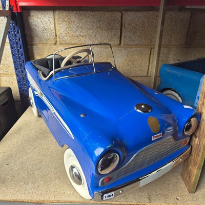 Lot 1404 - A Tri-Ang tinplate pedal car, "Holiday. Ball...