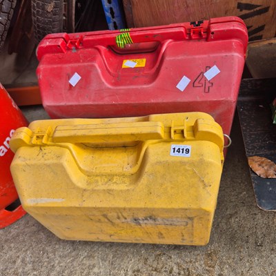 Lot 1419 - Two cased surveyors tools.