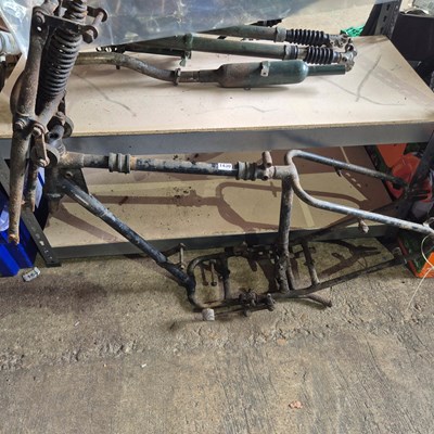 Lot 1430 - Motorcycle Frame only- Unknown.