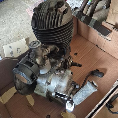 Lot 1435 - Motorcycle- engine only Villiers 197 cc from...