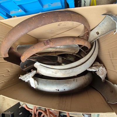 Lot 1453 - Various motorcycle mudguards.