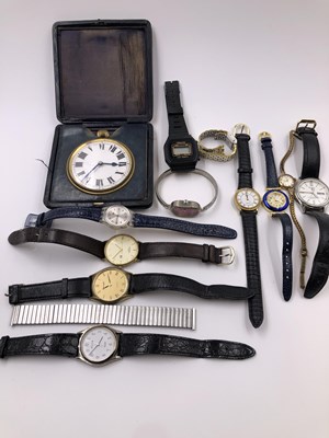 Lot 1040 - A 9ct hallmarked gold Marvin ladies wrist...