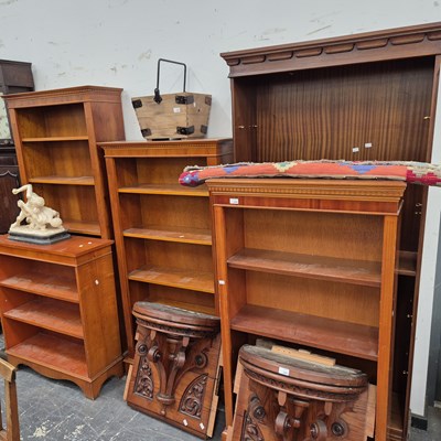 Lot 2202 - Five various modern bookcases.