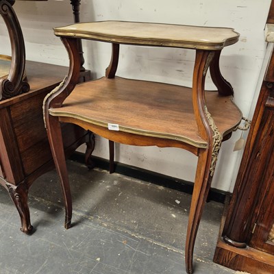 Lot 2221 - A late 19th century French two tier drinks...