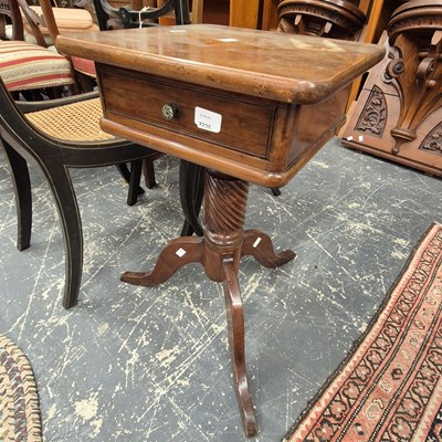 Lot 2235 - A tripod occasional table.