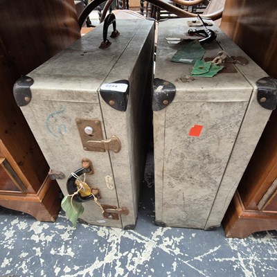 Lot 2244 - Two vintage suitcases.