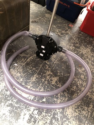 Lot 1907 - An Italian hand operated water pump by Fell