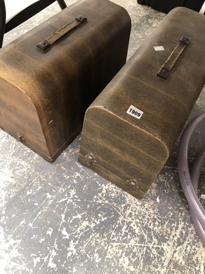 Lot 1909 - Two cased Jones sewing machines