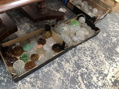 Lot 1961 - A large collection of glass flower arranging...