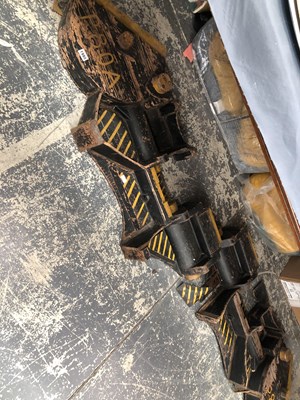 Lot 1980 - Four wooden foundry moulds Prov. Consigned...