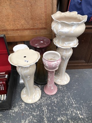 Lot 1879a - A quantity of Jardiniere and stands