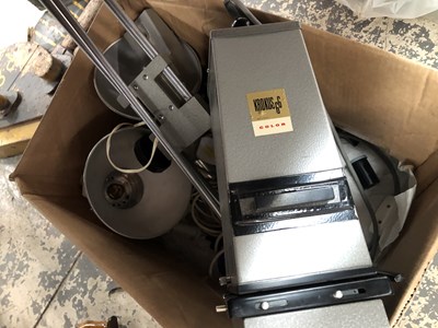 Lot 2003 - A photographic enlarger together with lights