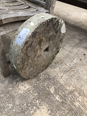 Lot 1252a - A grind stone