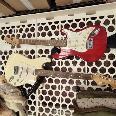 Lot 2373 - Two electric guitars.