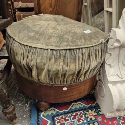 Lot 2425 - A large antique stool. Prov. Consigned from...