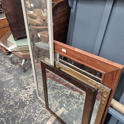 Lot 2434 - Four different wall mirrors.