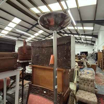 Lot 2479 - A chrome uplighter.