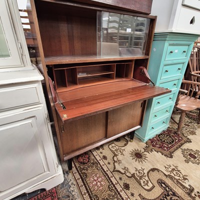 Lot 2495 - A retro bureau cabinet.