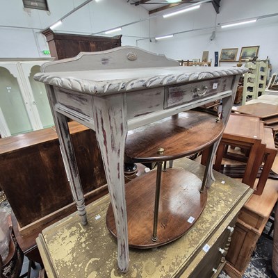 Lot 2540 - A painted hall table.