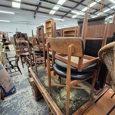 Lot 2563 - A set of six G-plan mid-century dining chairs.