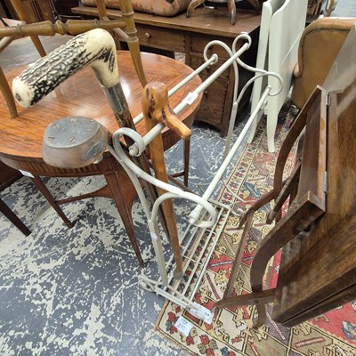 Lot 2568 - A wrought-iron stick stand.