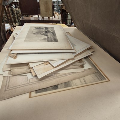 Lot 2579 - A folio of 19th-century and other prints.
