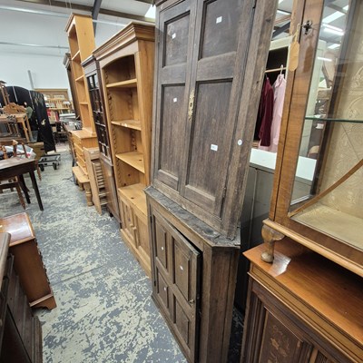 Lot 2583 - Two 19th-century corner cabinets. Prov....